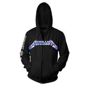Metallica Unisex Adult Ride The Lightning Full Zip Hoodie / Black